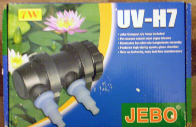 - Jebo UV H7.
7W
    300 .
 - 230 .