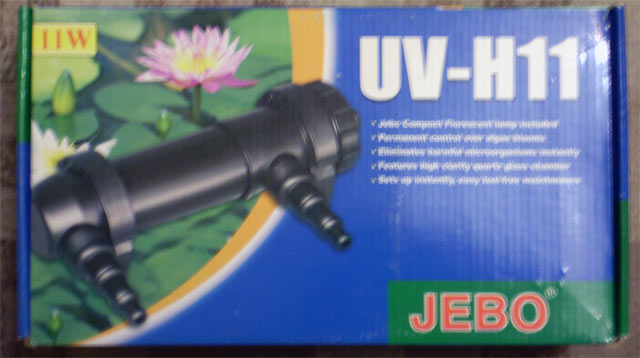 - Jebo UV H11.
11W
    500 .
 - 270 .